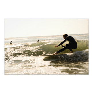 Ruik de golf foto afdruk