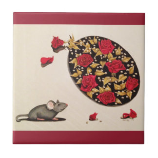 Ruik de Rozen Tegeltje