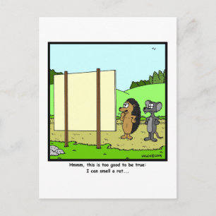 Ruik een rat: Rat Cartoon Briefkaart