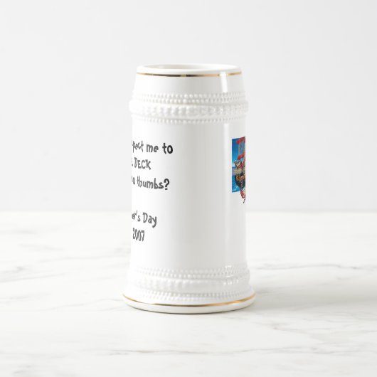 Ruik het deck? bierpul (Center)