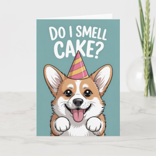 Ruik ik cake kaart (Voorkant)