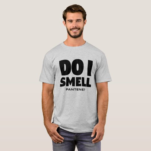 Ruik ik ik Pantene? - Funny TV Show Quote (zwart) T-shirt (Voorkant volledig)