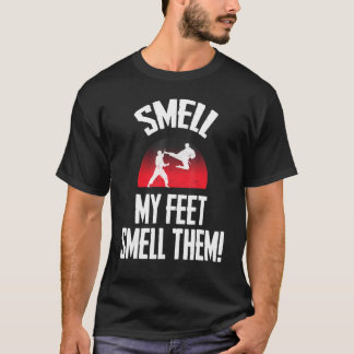 Ruik mijn gevoel en verberg ze met de spoel Karate T-shirt