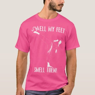 Ruik mijn gezicht en verberg hen grappig Karate Ma T-shirt