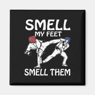 Ruik Mijn Voeten Grappig Karate Sparring Magneet