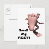 Ruik mijn voetganger briefkaart (Voorkant / Achterkant)