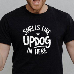 Ruikt als een Opwaartse Hond Grappige Meme T-shirt