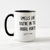 Ruikt alsof je bij de bruidsmeisjes bent koffie mok (Links)