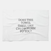 Ruikt deze handdoek naar chloroform voor jou? (Horizontaal)