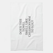 Ruikt deze handdoek naar chloroform voor jou? (Verticaal)