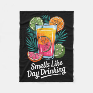 Ruikt naar overdag drinken _4 fleece deken