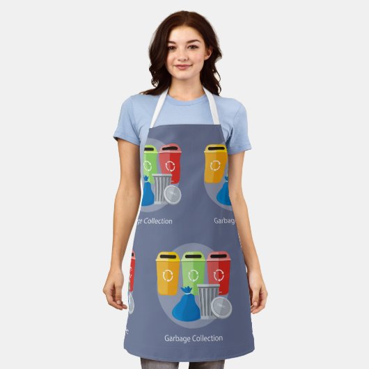 Ruilafval Collectie Recycling Schort (Gedragen)