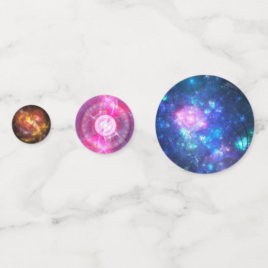 Ruimte-Abstracte Confetti (Voorkanten)