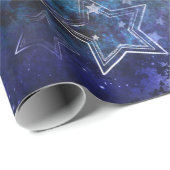 Ruimte-achtergrond met sterren cadeaupapier (Rol Hoek)