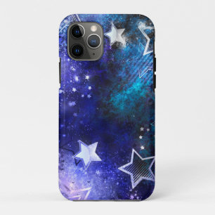 Ruimte-achtergrond met sterren iPhone 11 pro hoesje