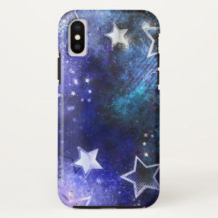 Ruimte-achtergrond met sterren iPhone XS hoesje
