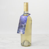 Ruimte-achtergrond met sterren flessenhanger (Schuin)