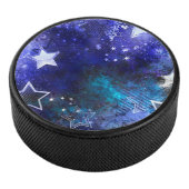 Ruimte-achtergrond met sterren hockey puck (3/4)