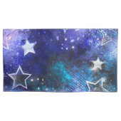 Ruimte-achtergrond met sterren kussensloop (Voorkant)