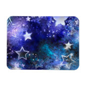 Ruimte-achtergrond met sterren magneet (Horizontaal)