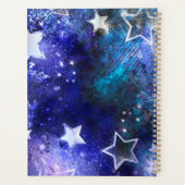 Ruimte-achtergrond met sterren planner (Achterkant)