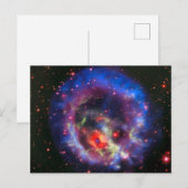 Ruimte, astronomie, supernova, sterrenstelsel, NAS Briefkaart (Voorkant / Achterkant)