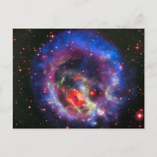 Ruimte, astronomie, supernova, sterrenstelsel, NAS Briefkaart (Voorkant)