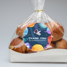 Ruimte Avontuur: Blauwe Astronaut Kids Verjaardags