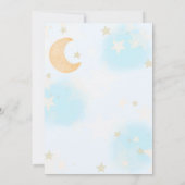 Ruimte-Baby shower Kaart (Achterkant)