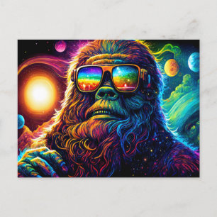 Ruimte Bigfoot: Een Wilde Rit door de Melkwegstels Briefkaart