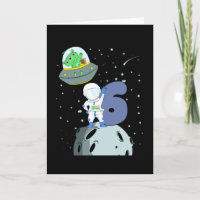 RUIMTE BIRTHDAY 6 6th Birthday Boy Astronaut