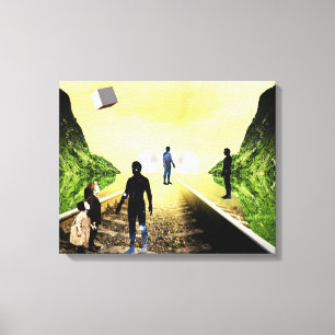 ruimte canvas afdruk