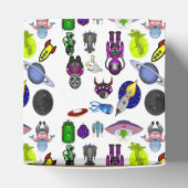 Ruimte-Cartoon Bedankdoosjes (Bovenkant)