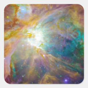 Ruimte - Chaos in Orion Vierkante Sticker