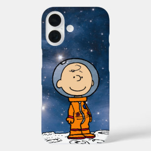 RUIMTE   Charlie Brown Astronaut iPhone 16 Hoesje