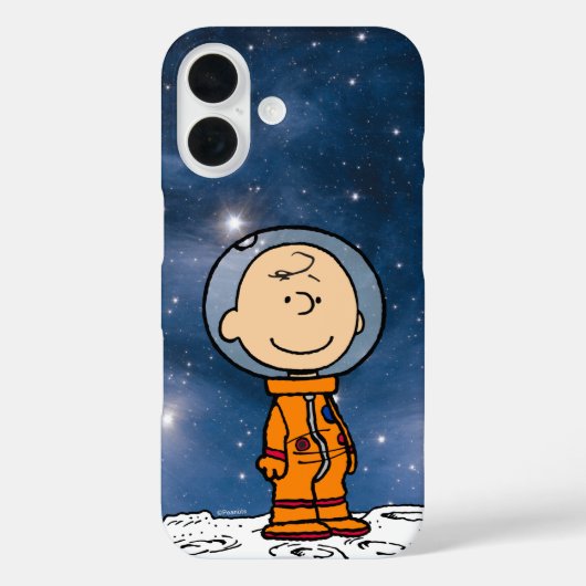 RUIMTE | Charlie Brown Astronaut Case-Mate iPhone Case (Achterkant)