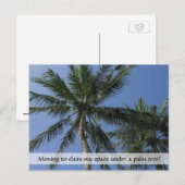 Ruimte claimen in het paradijs op Briefkaart (Voorkant / Achterkant)