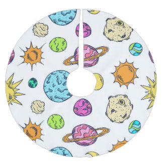 Ruimte doedels kosmische achtergrond kerstboom rok