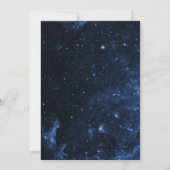 Ruimte Eerste Reis Rond de Maan 1e Verjaardag Kaart (Achterkant)