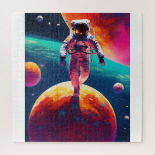 Ruimte en astronaut puzzel