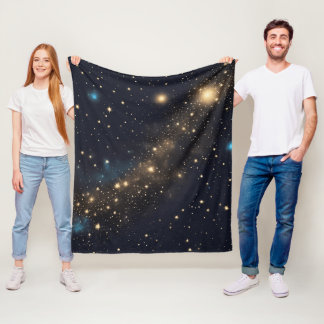 Ruimte en de sterren fleece deken
