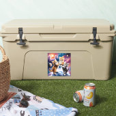 Ruimte en een kat sticker (Koeler)