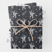 Ruimte en Planet Galaxy Inpakpapier Vel (In situ)