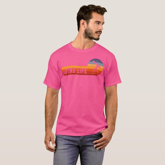Ruimte Fotografie Sterrenkijken Telescoop Astronom T-shirt (Voorkant volledig)