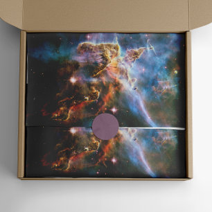 Ruimte galaxy nevel. Universum sterren / astronomi Tissuepapier