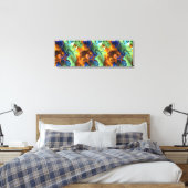 ruimte gefractioneerd canvas afdruk (Insitu (Slaapkamer))