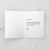 Ruimte Gevouwen Moederdag Kaart (Binnen)