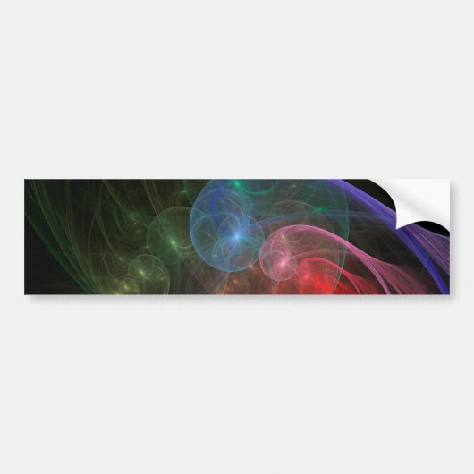 Ruimte Golf Bumpersticker (Voorkant)
