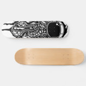 ruimte inktvis skateboard (Horizontaal)