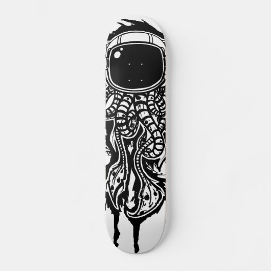 ruimte inktvis skateboard (Voorkant)